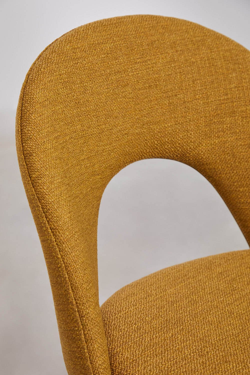 Set van 4 gestoffeerde eetkamerstoelen Glorys, galerij beeld 4