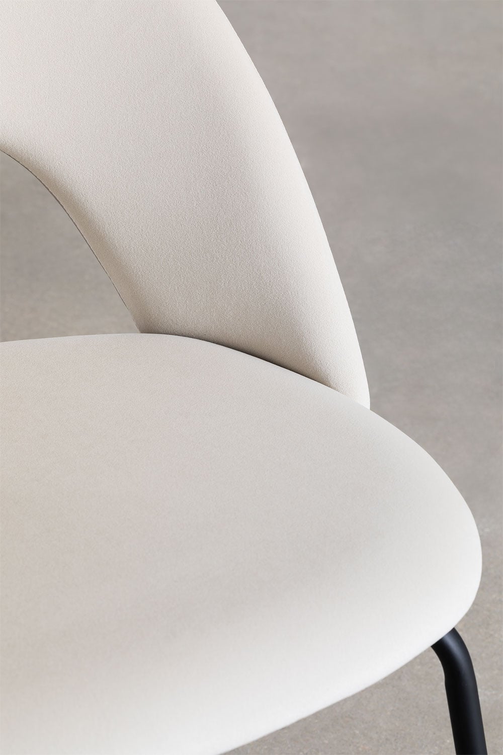 Set van 4 gestoffeerde eetkamerstoelen Glorys, galerij beeld 5