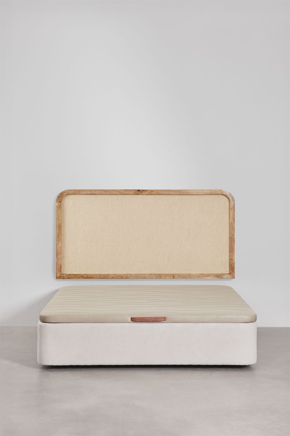 Abrams hoofdeinde van mangohout, MDF en jute, galerij beeld 9