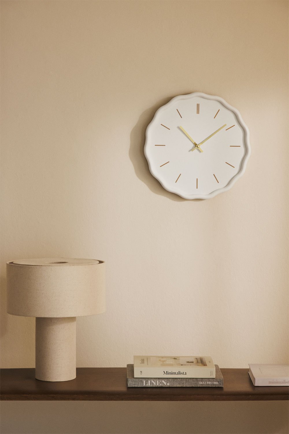 Wandklok in MDF Ø35 cm Tovarx, galerij beeld 1
