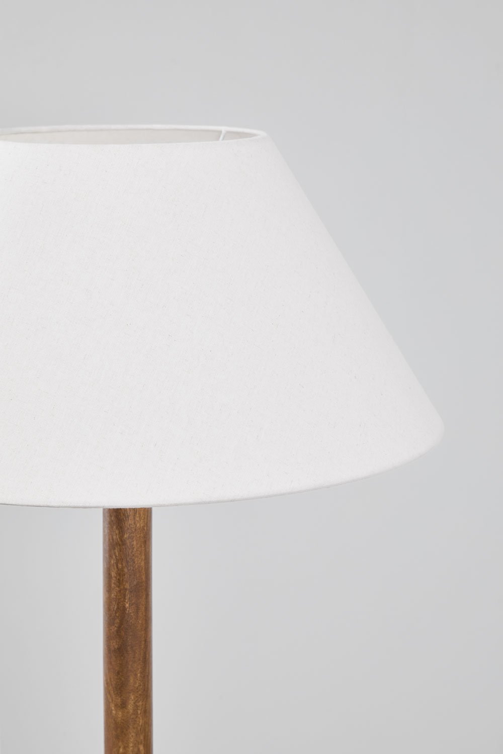 Adelaide mangohouten vloerlamp, galerij beeld 5