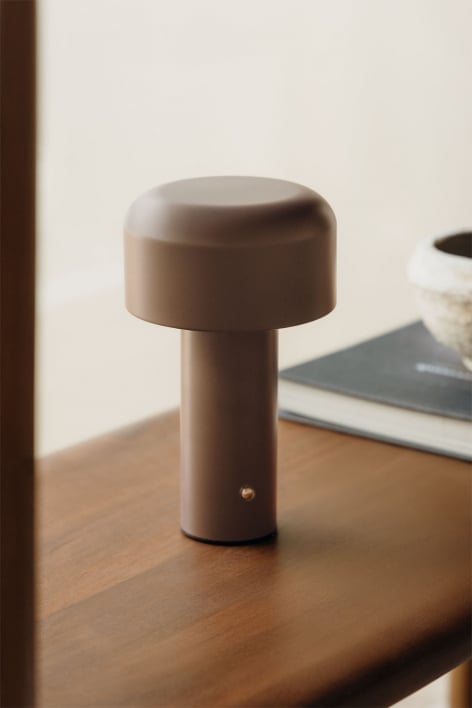 Draadloze LED-tafellamp van ijzer Loentia