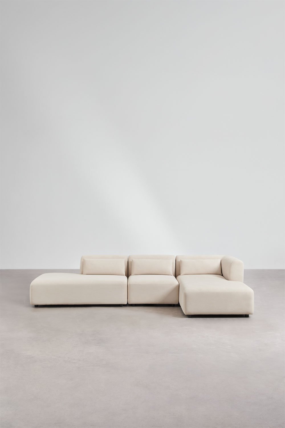 Rechtsmodulaire 3-delige chaise longue bank met divan Fogler, galerij beeld 3