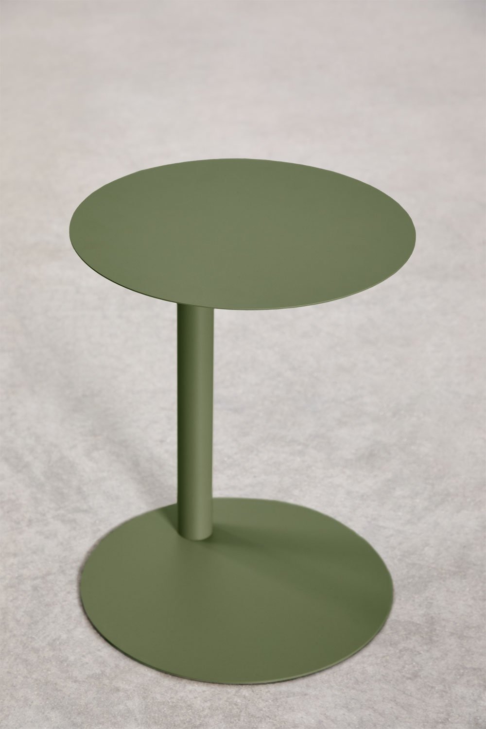 Ronde bijzettafel Ø40 cm van staal Yannik, galerij beeld 2