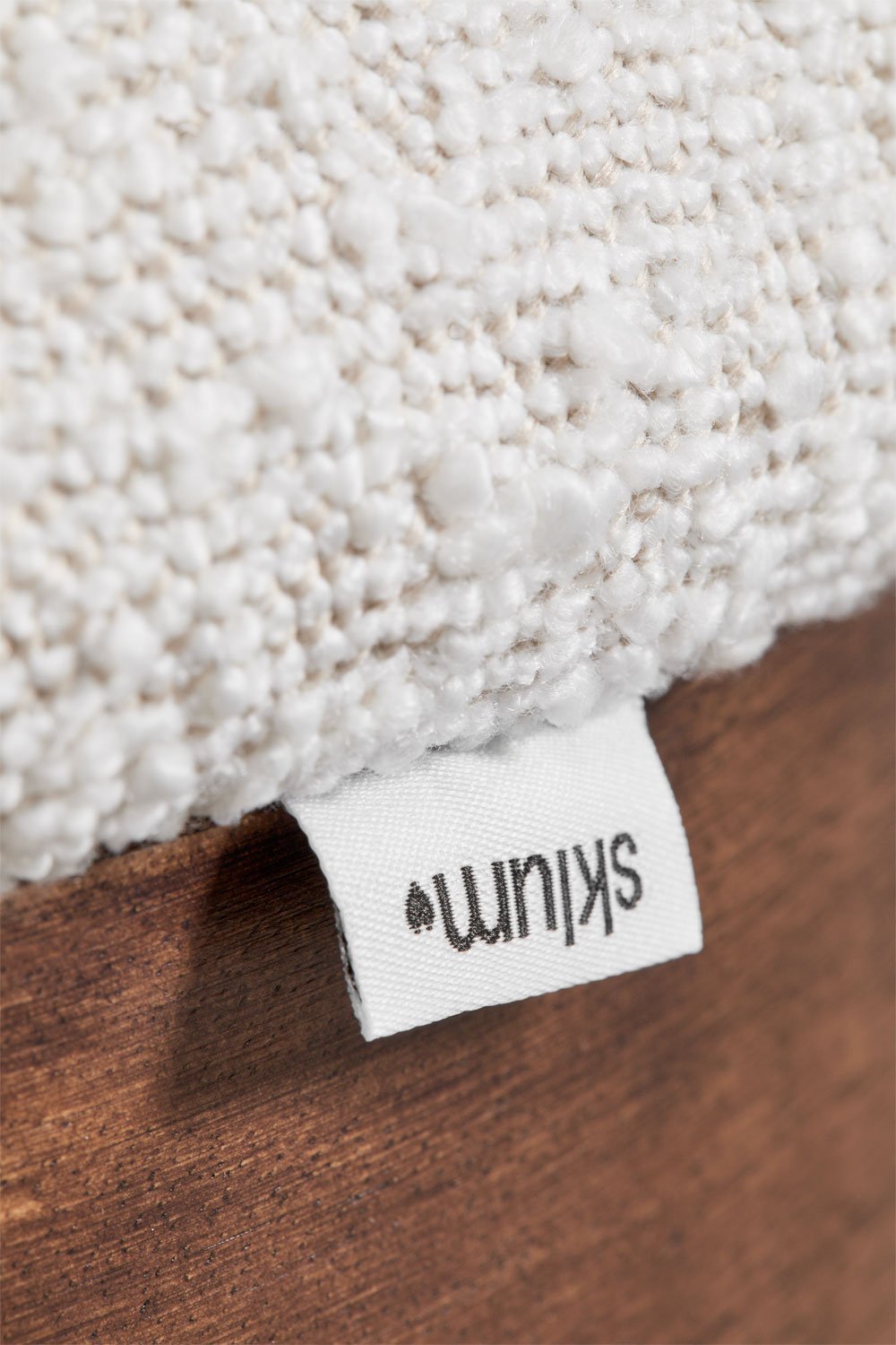 Set van 2 eetkamerstoelen in bouclé stof Argider, galerij beeld 8