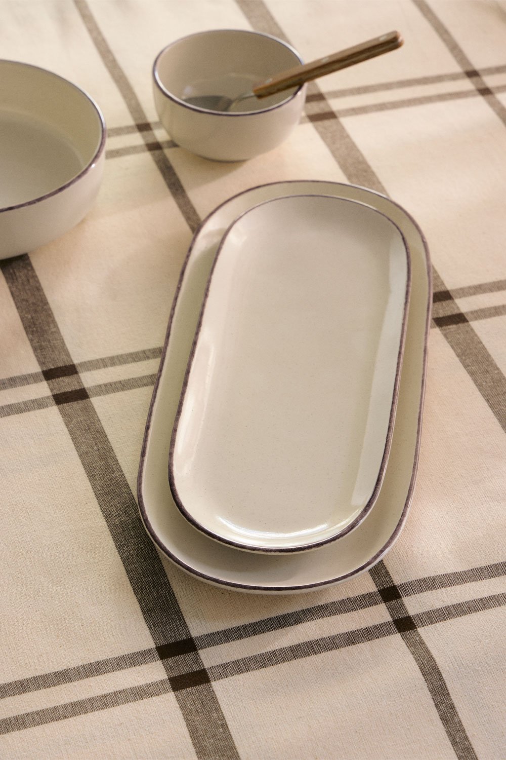 Set van 2 Ronilena gres trays, galerij beeld 1