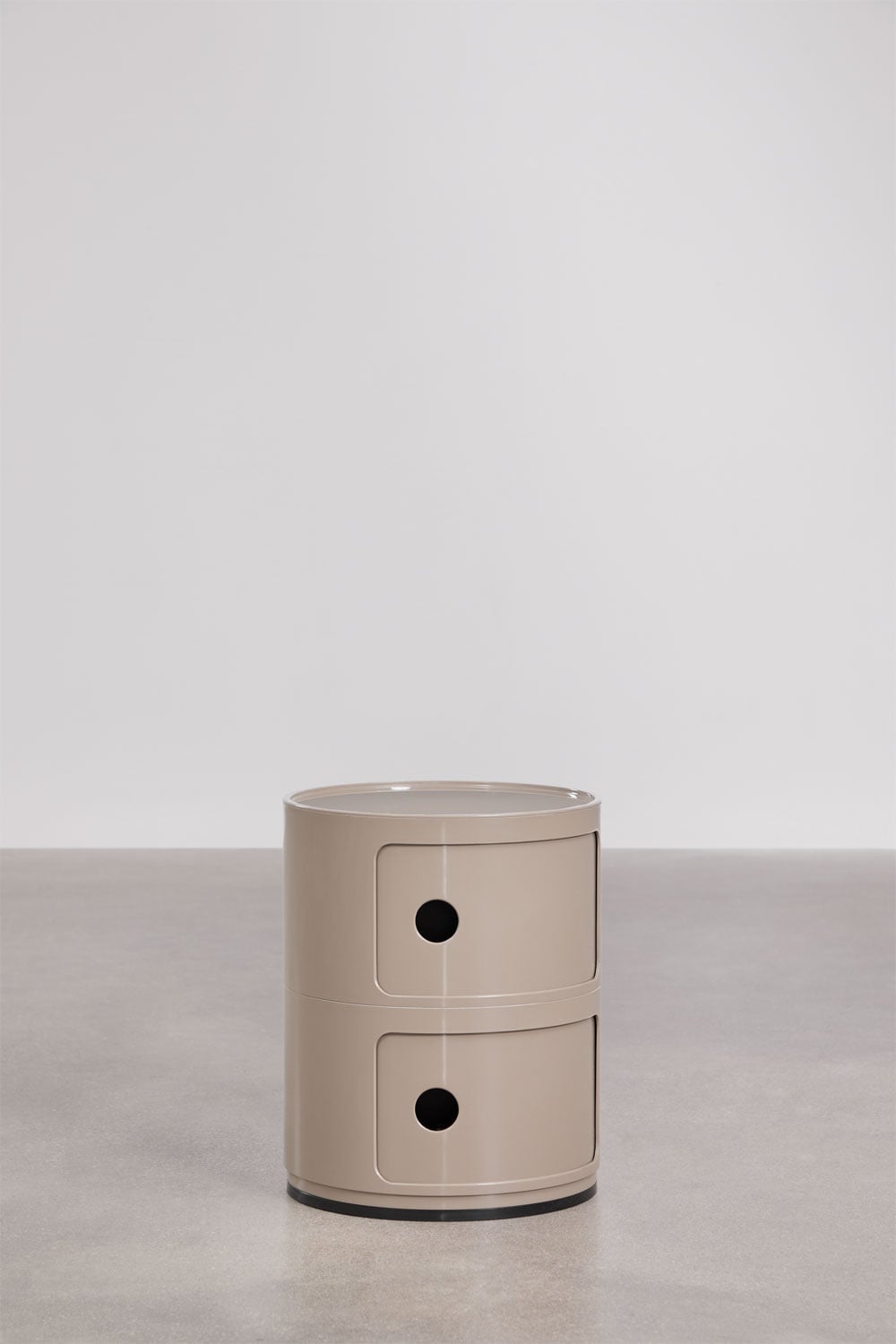 Ronde nachtkastje Ø30 cm met planken Babel, galerij beeld 3