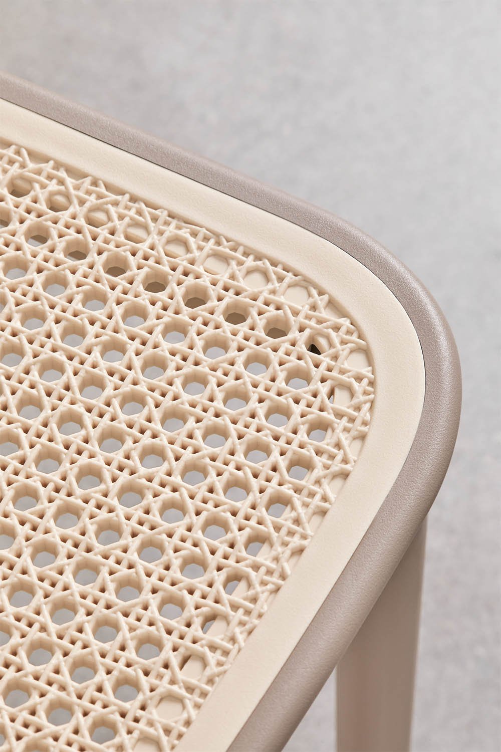 Set van 2 stapelbare tuinstoelen in polypropyleen Omara, galerij beeld 7