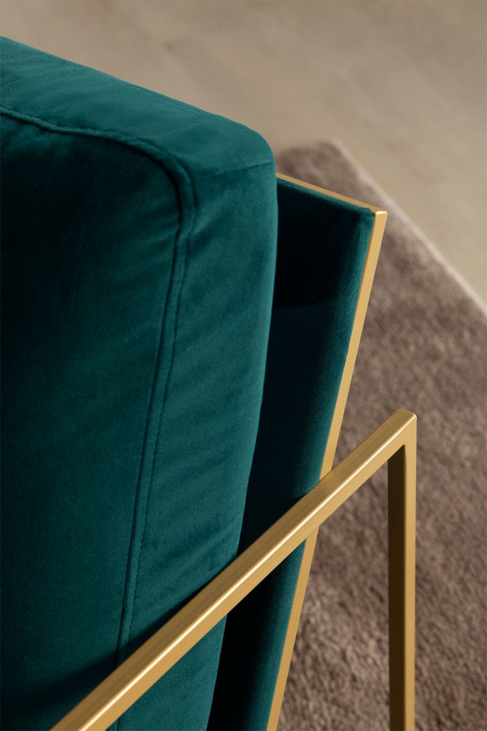 Nilo fluwelen fauteuil, galerij beeld 2