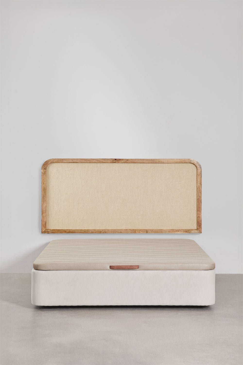 Abrams hoofdeinde van mangohout, MDF en jute, galerij beeld 7