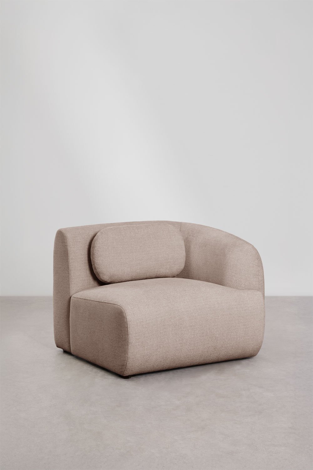 3-delige modulaire bank in chenille Coquette, galerij beeld 8