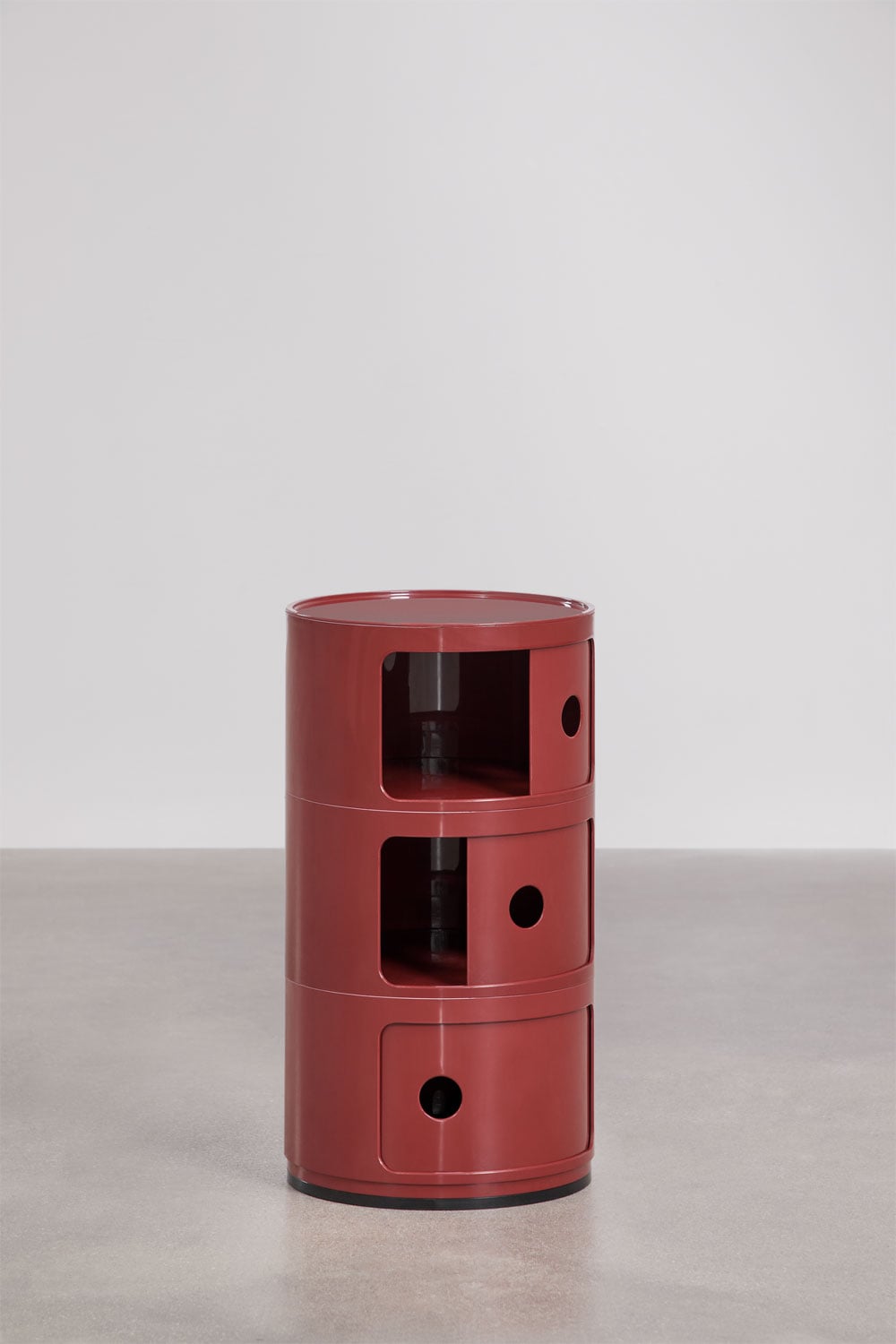 Ronde nachtkastje Ø30 cm met planken Babel, galerij beeld 4