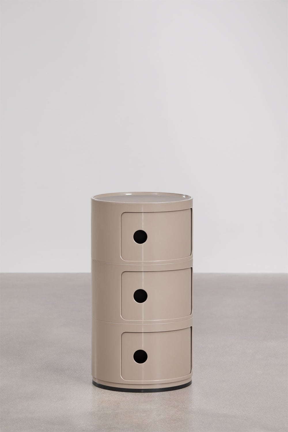 Ronde nachtkastje Ø30 cm met planken Babel, galerij beeld 3