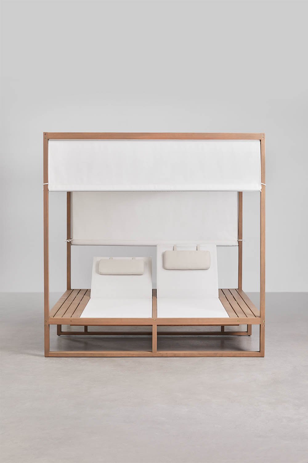 Reclameerbare Balinese bed van eucalyptus hout Dune, galerij beeld 4