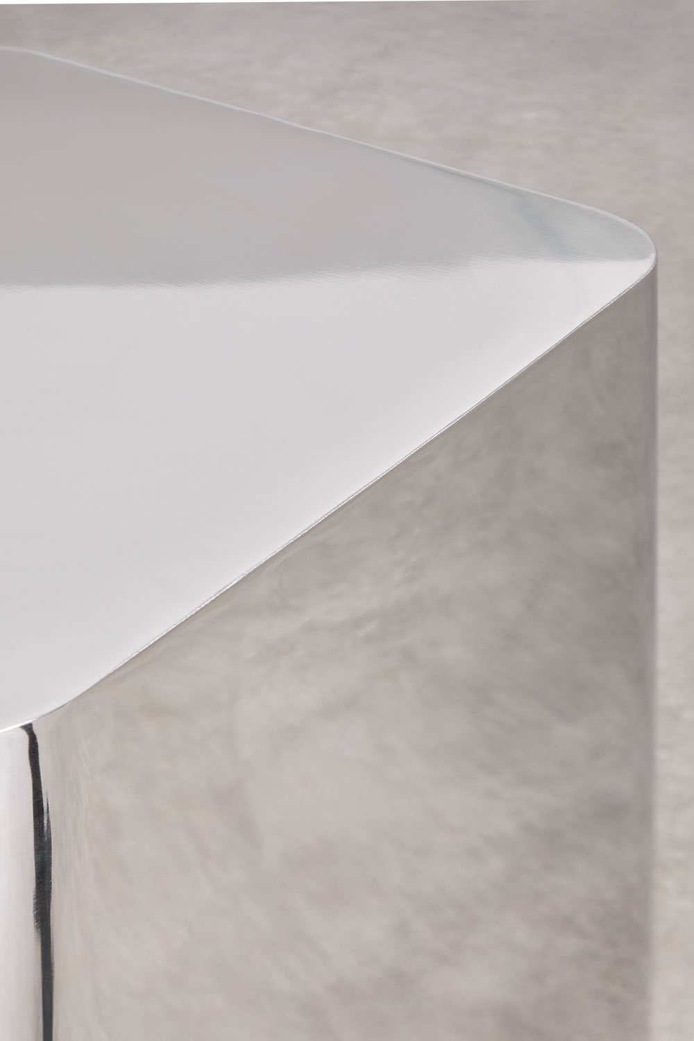 Vierkante bijzettafel van staal Loraq, galerij beeld 4