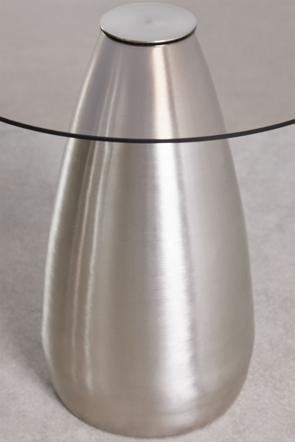 Set van 2 ronde salontafels van gehard glas Mariana, galerij beeld 5