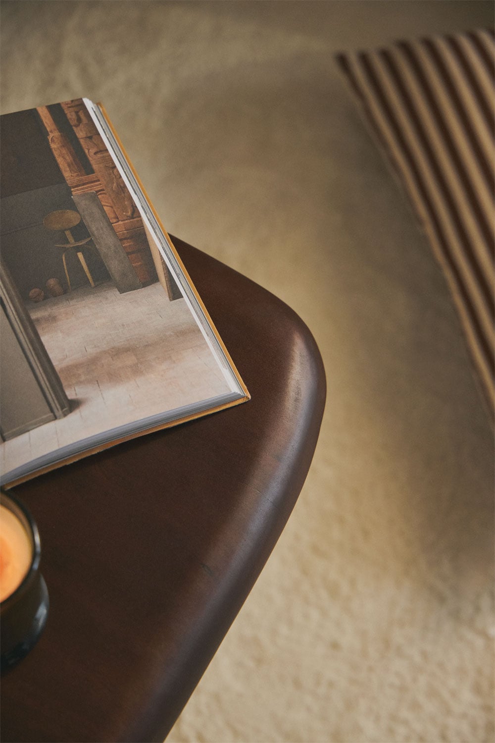 Square bedside table 40x40 cm Merieines, galerij beeld 2