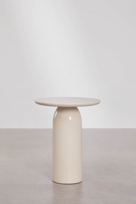 Ronde bijzettafel Ø45 cm in cement Layana