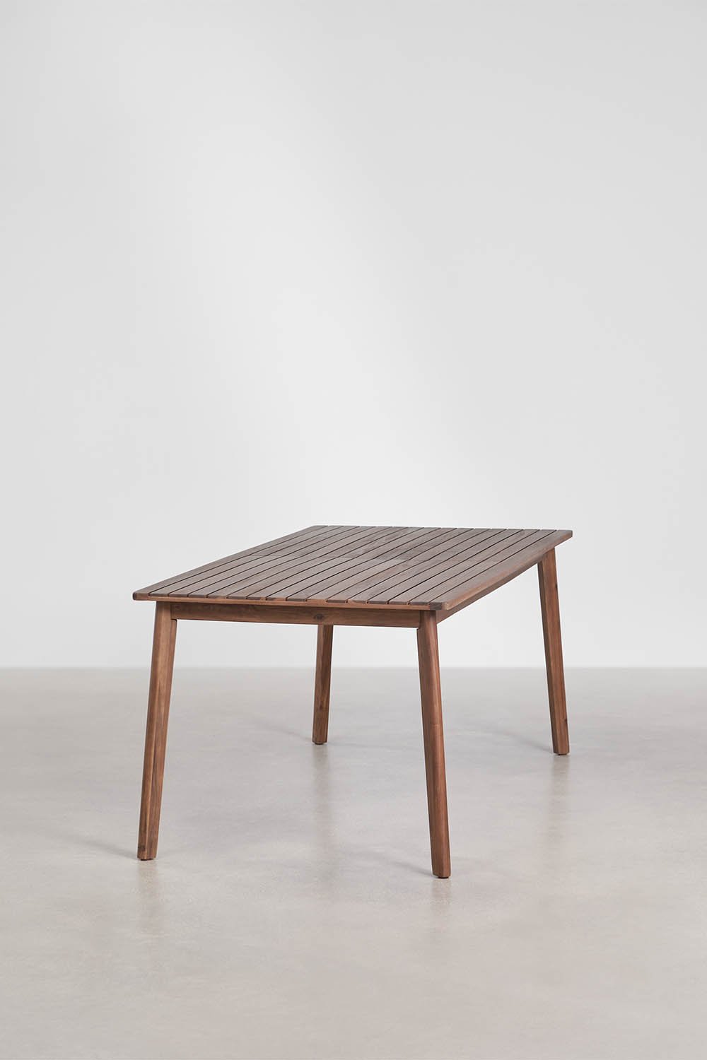 Set van een rechthoekige tafel 180x90 cm en 2 tuinbanken van acaciahout Kaela, galerij beeld 5