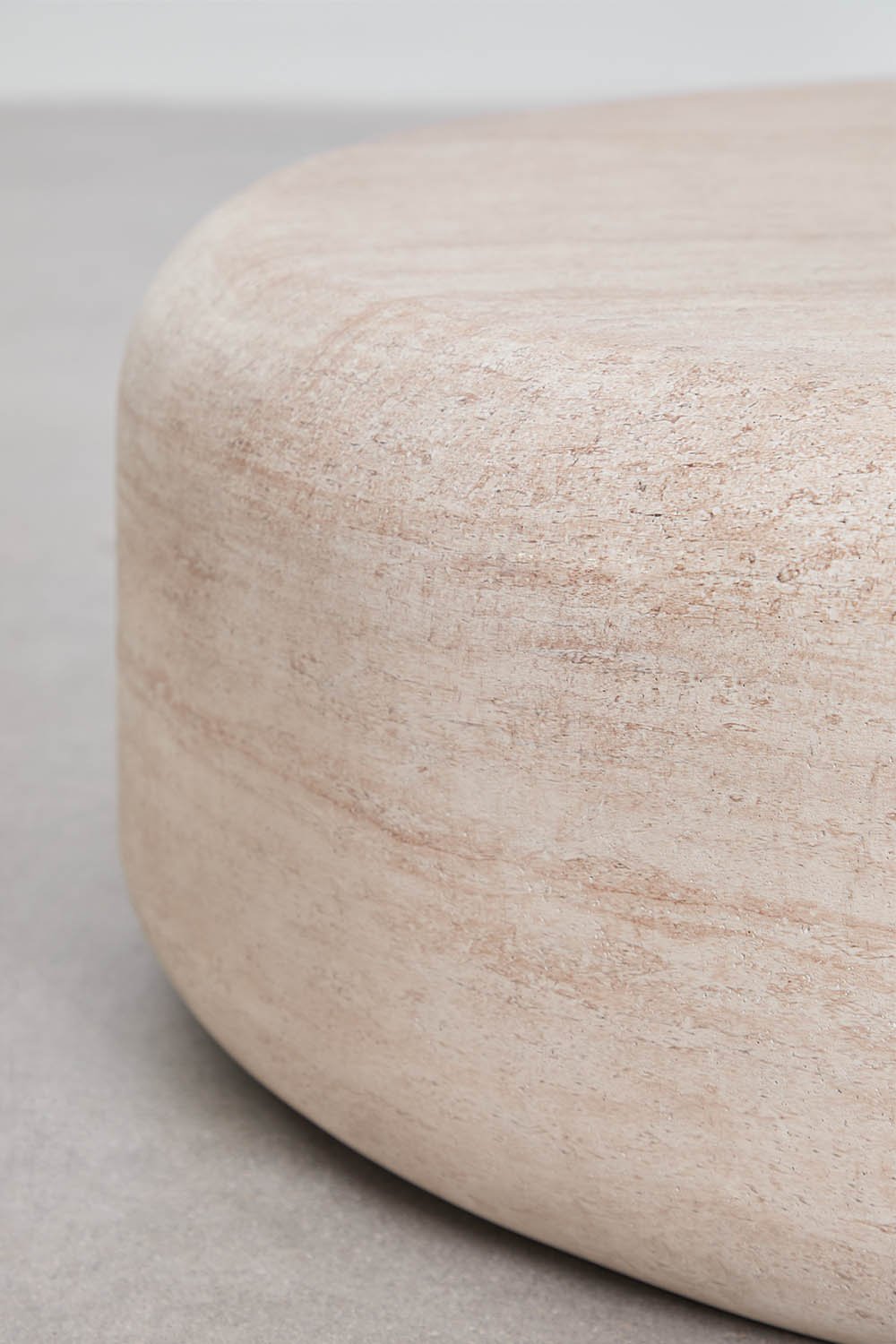 Ronde tuintafel Ø100 cm van cement Fonelas, galerij beeld 3