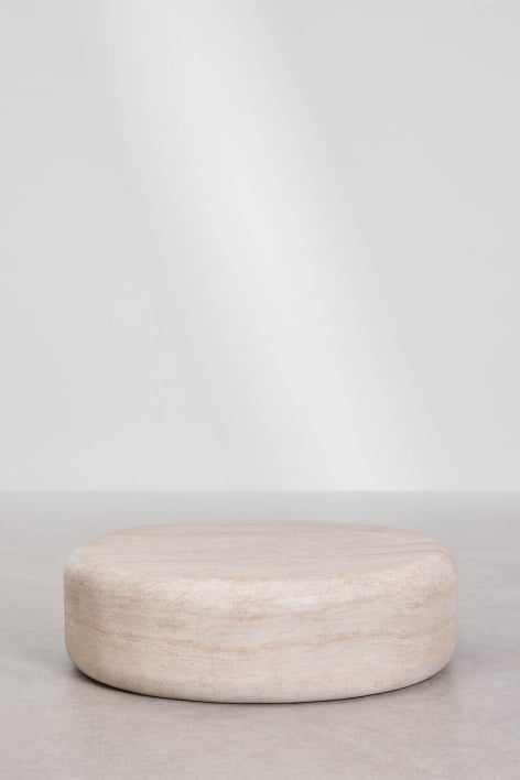 Ronde salontafel Ø100 cm in cement Fonelas