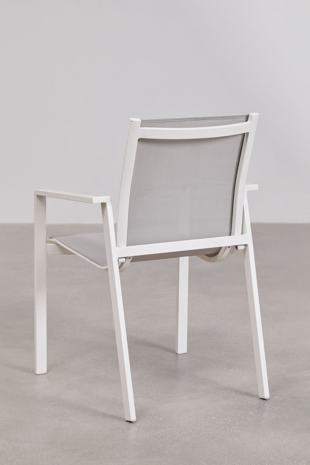 Starmi aluminium uitschuifbare tafelset 90x180-90 cm en 4 Eika tuinstoelen, galerij beeld 9