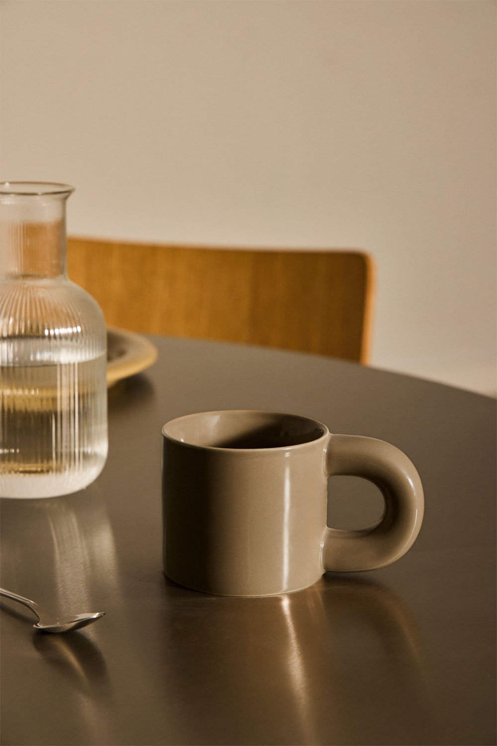 Pack van 2 koffiekopjes van new bone china 30 cl Rylvane, galerij beeld 1