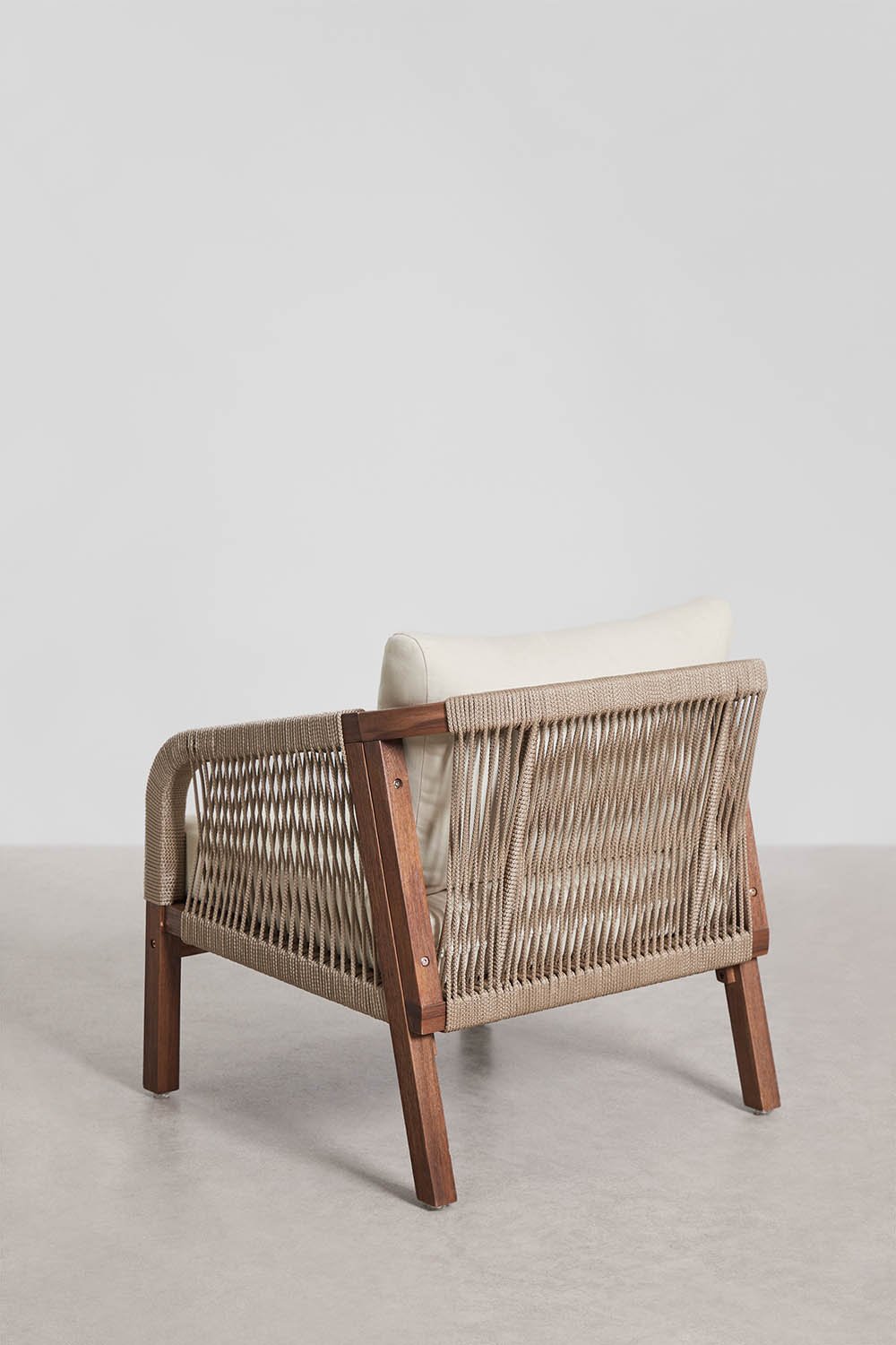 Tuinset met 3-zitsbank, 2 fauteuils en salontafel van acaciahout Dubai, galerij beeld 6