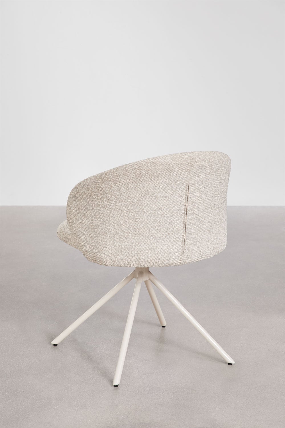 Draaibare eetkamerstoelen set van 4, bekleed Gryon, galerij beeld 6