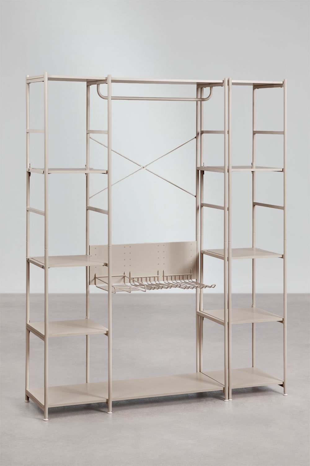 Open modulair 2-delig kast met Elviah ijzeren plank, galerij beeld 3