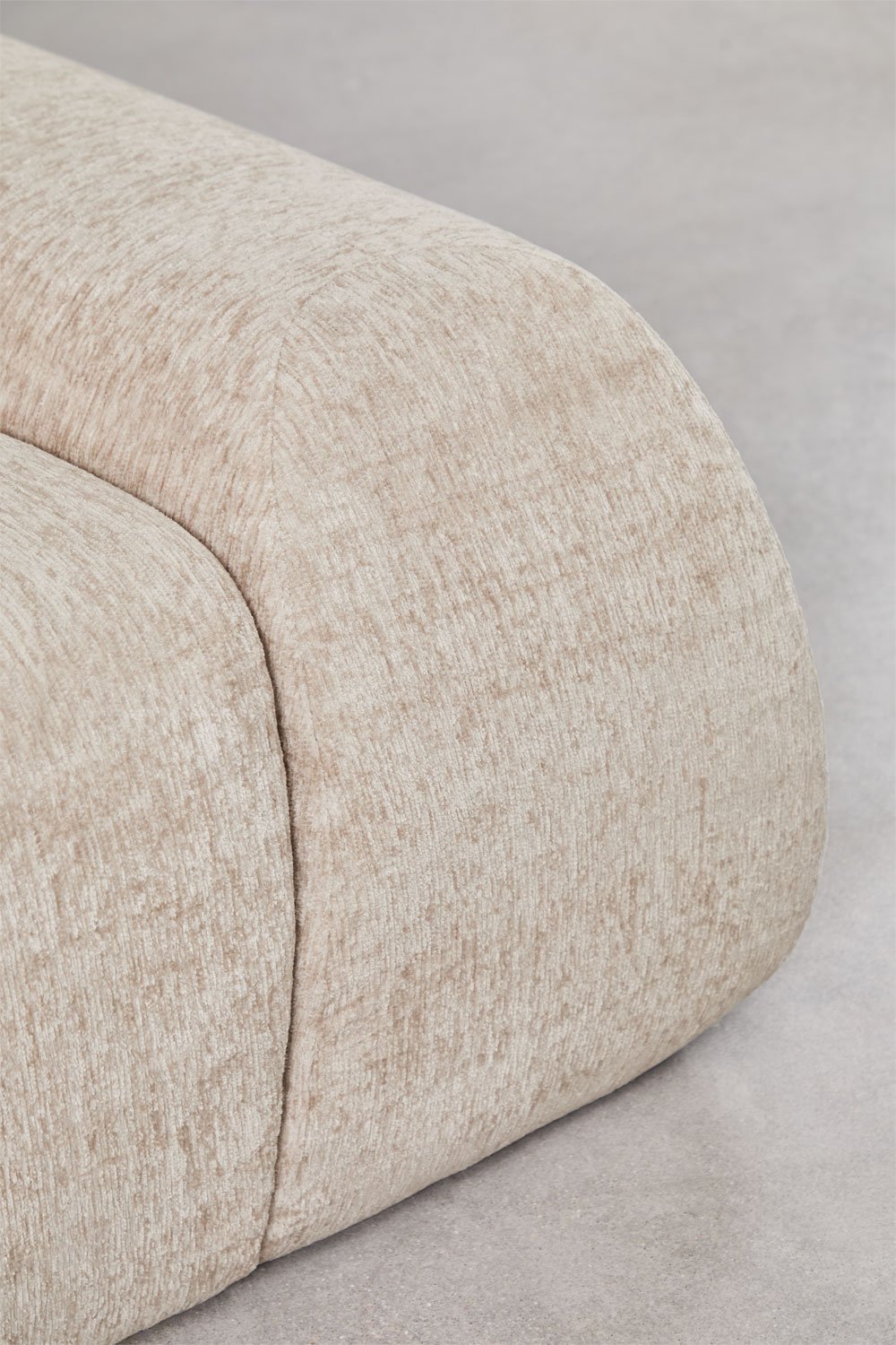 Modulaire hoekbank van 4 delen in vacuüm verpakte chenille Merida, galerij beeld 13