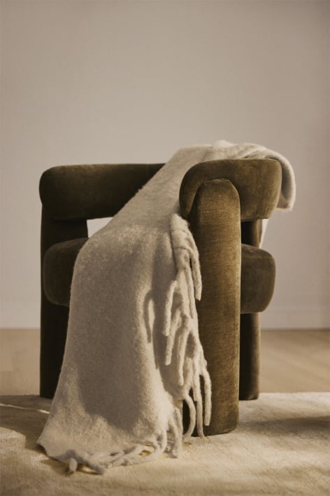 Plaid 150x130 cm met franjes Dorota