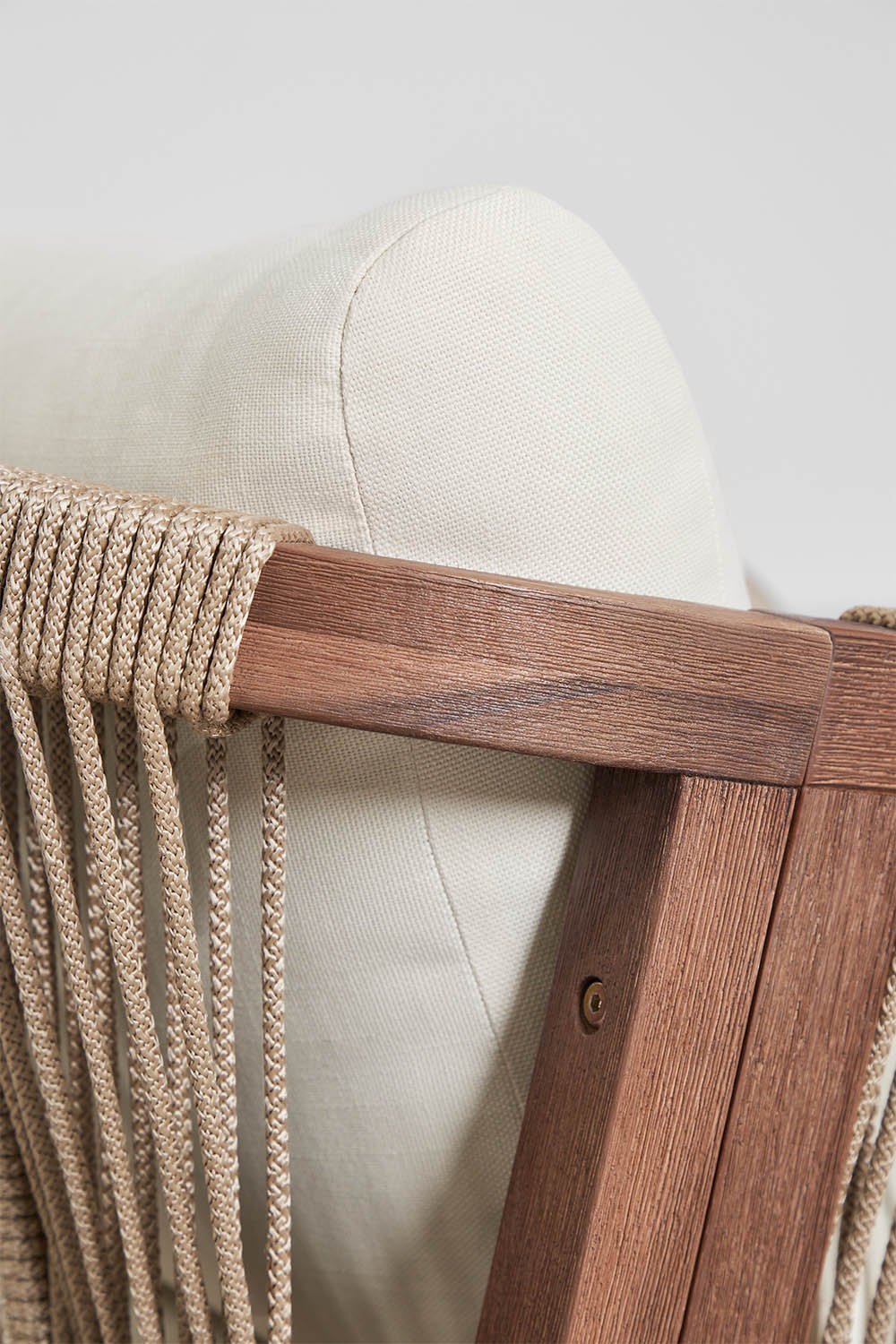 Fauteuil van acaciahout Dubai, galerij beeld 2