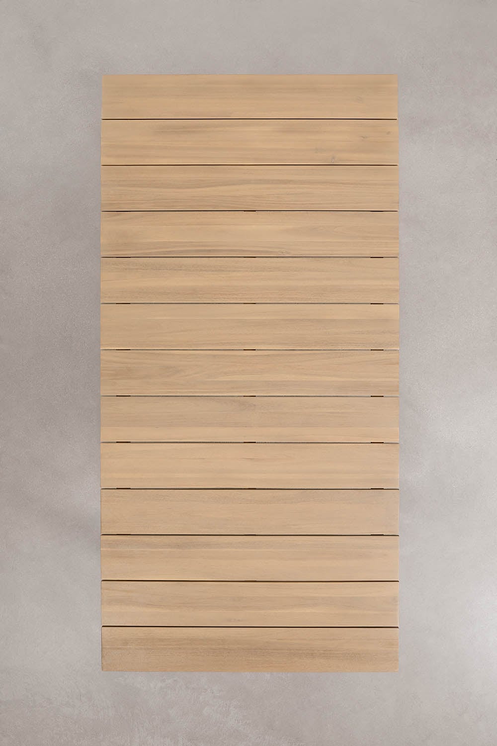 Rechthoekige eettafel 220x100 cm in acaciahout Mirelen, galerij beeld 6