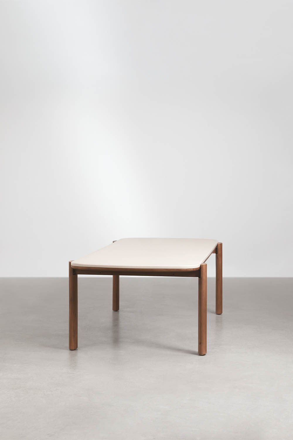 Rectangulaire eettafel 260x115 cm van acaciahout Vetra, galerij beeld 2