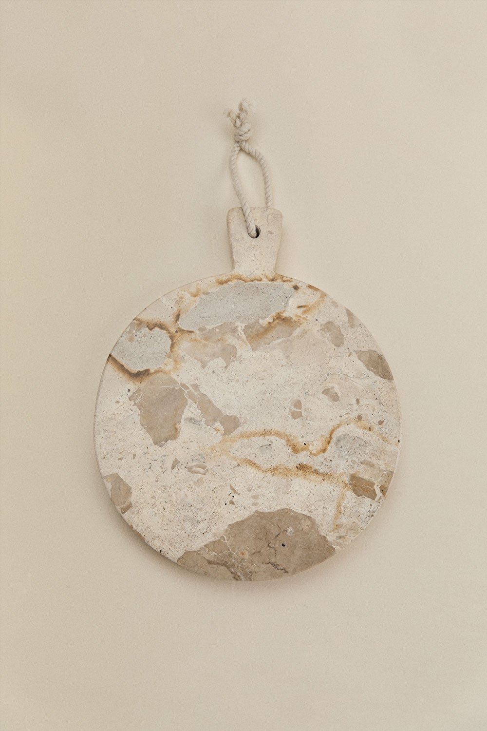 Ronde serveerplank Ø20 cm in Zalvian marmer, galerij beeld 3