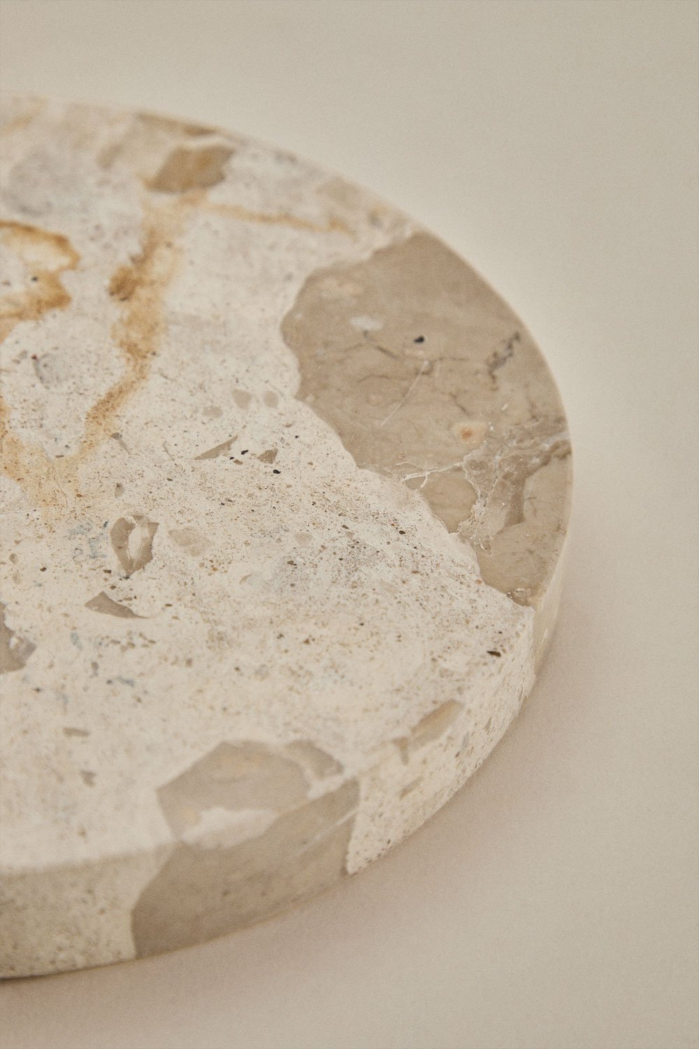 Ronde serveerplank Ø20 cm in Zalvian marmer, galerij beeld 6