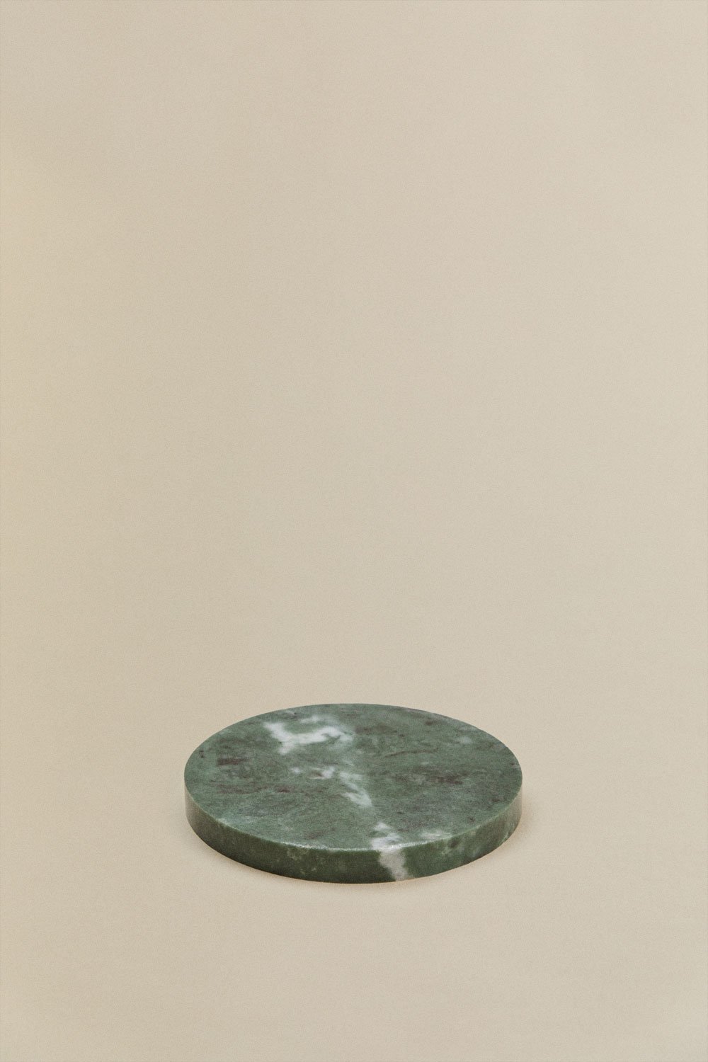 Set van 4 ronde onderzetters Ø10 cm in Valtris marmer, galerij beeld 4