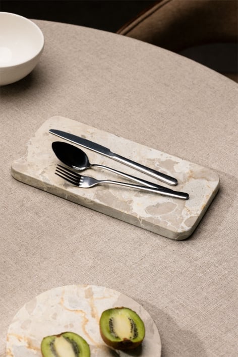 Decoratieve marmeren dienblad Zairex