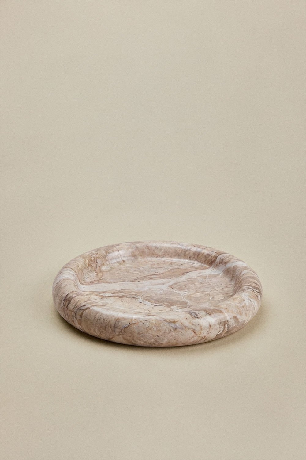 Ronde sleutelschaal Ø20 cm in Velmar marmer, galerij beeld 4