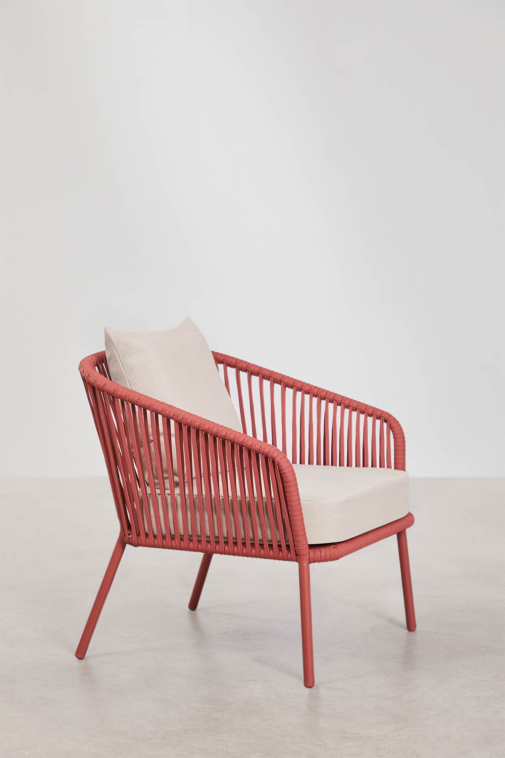 Tuinset met 2-zitsbank, 2 stoelen van gevlochten touw en salontafel Arhiza, galerij beeld 8