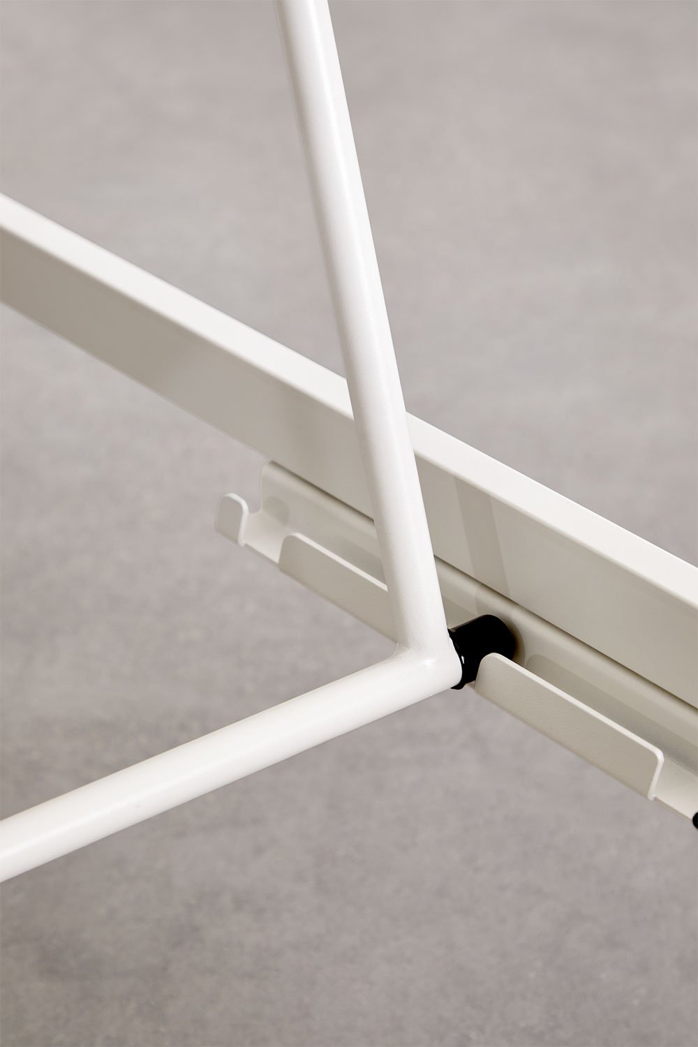 Set van 2 verstelbare ligstoelen en bijzettafel van staal Marietta, galerij beeld 9