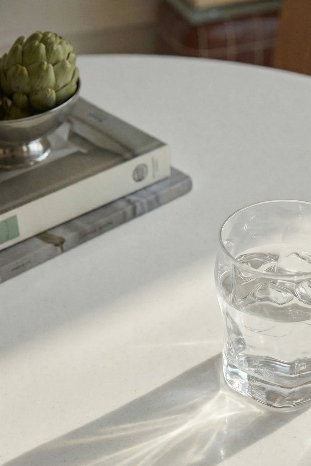 Melody ronde eettafel, Ø90 cm, gemaakt van cement en glasvezel, galerij beeld 2