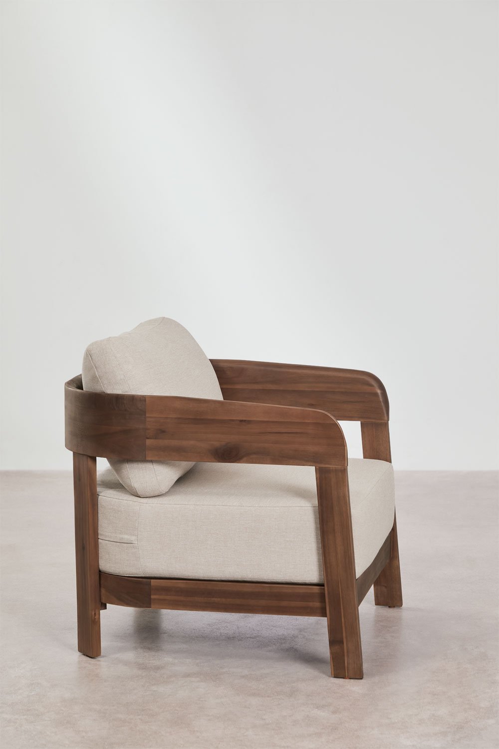 Set van 2 tuinstoelen van acaciahout Uleno, galerij beeld 6