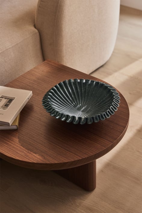 Decoratieve schaal Ø20 cm in hars Irente