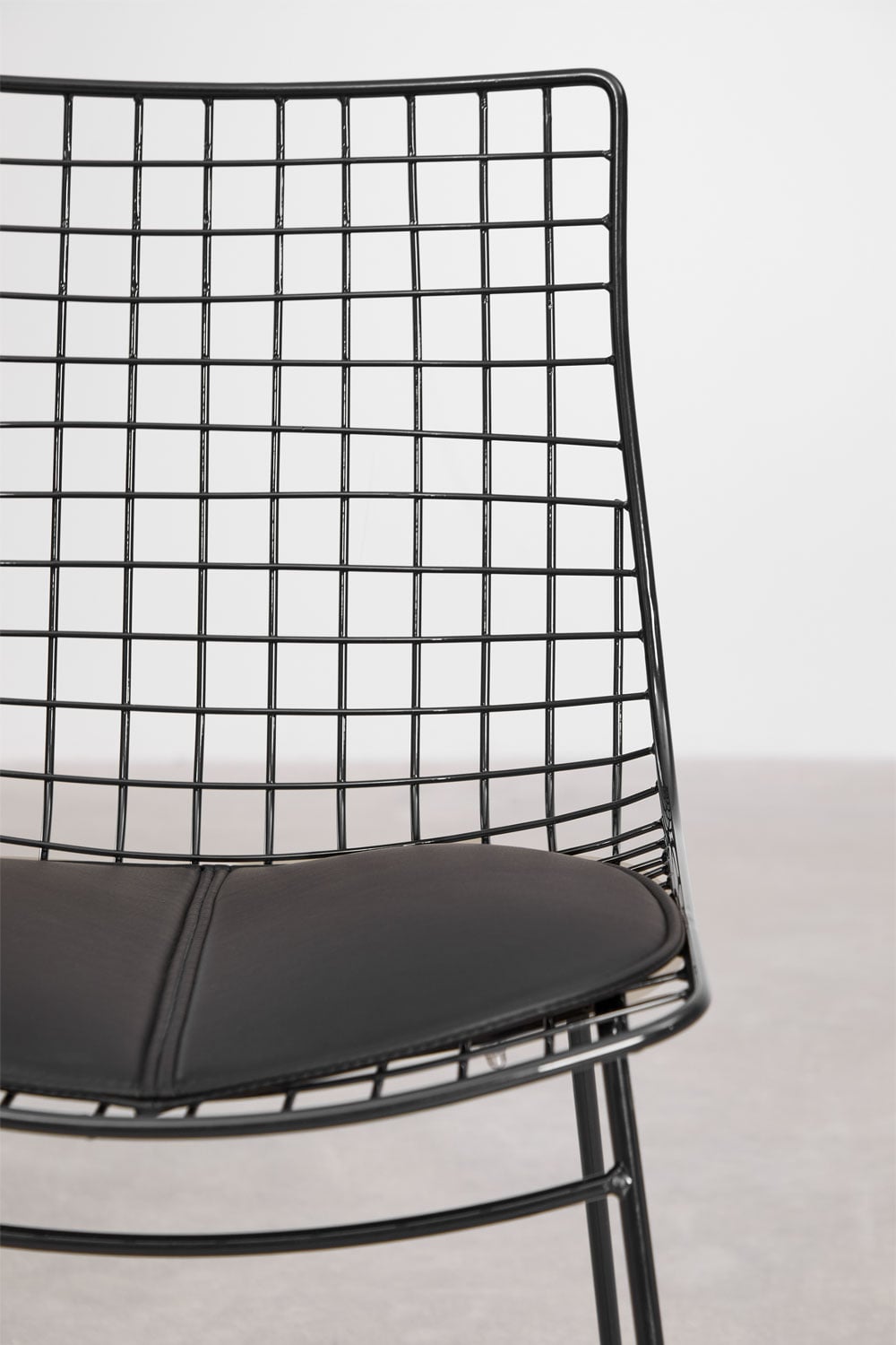 Set van 4 Renee stalen eetkamerstoelen, galerij beeld 6