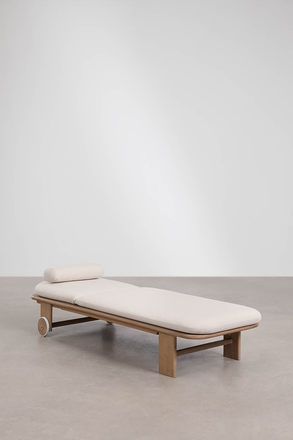 Set van 2 verstelbare ligstoelen van acaciahout Uleno, galerij beeld 4