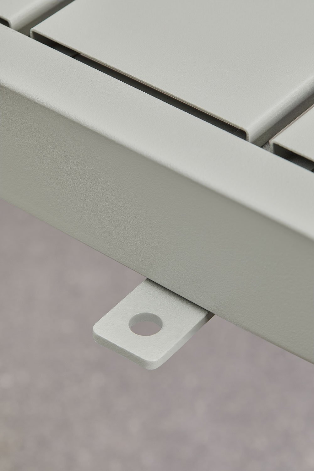 Set van 2 verstelbare ligstoelen en bijzettafel van staal Marietta, galerij beeld 13