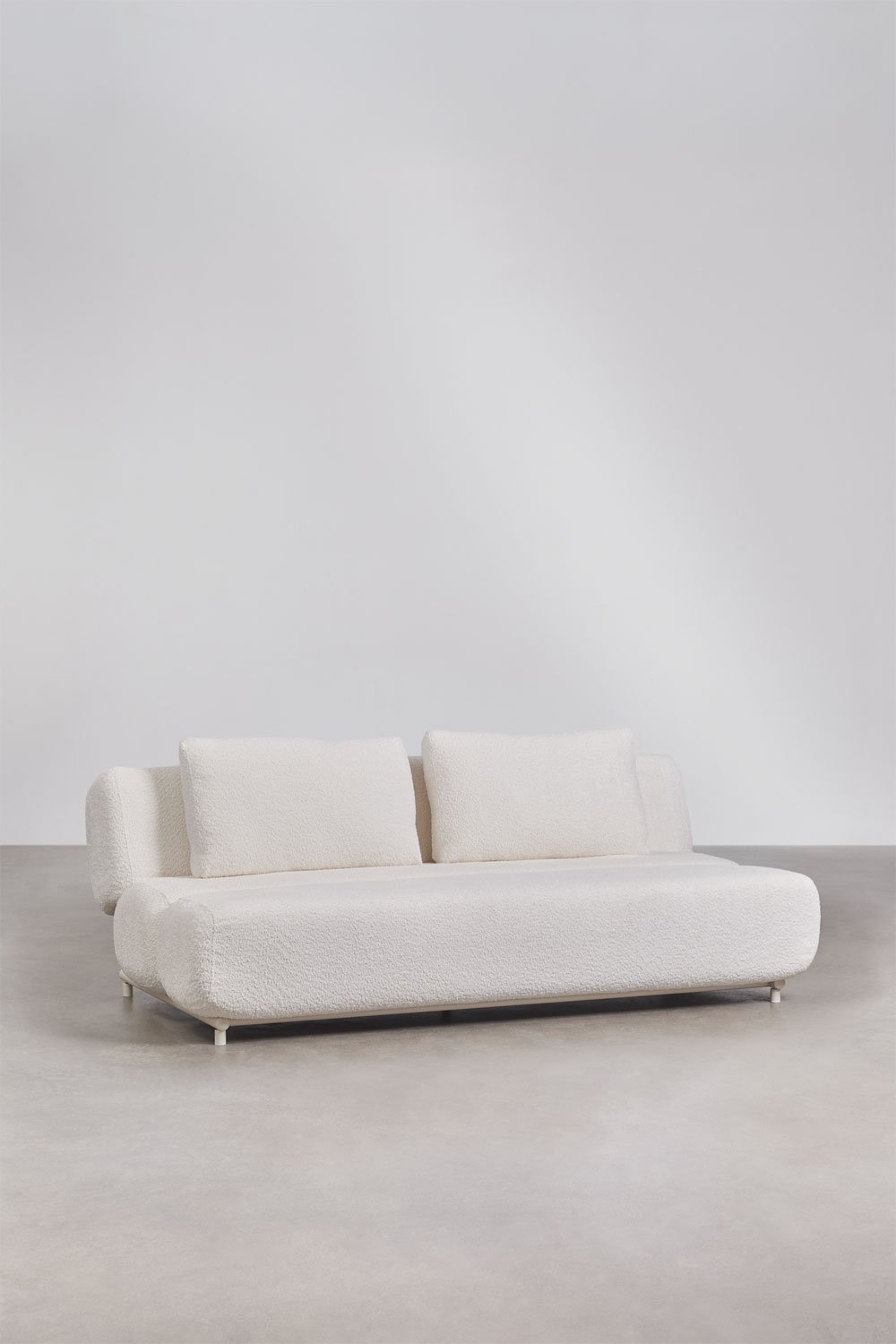 3-zits slaapbank in Miami bouclé stof, galerij beeld 4