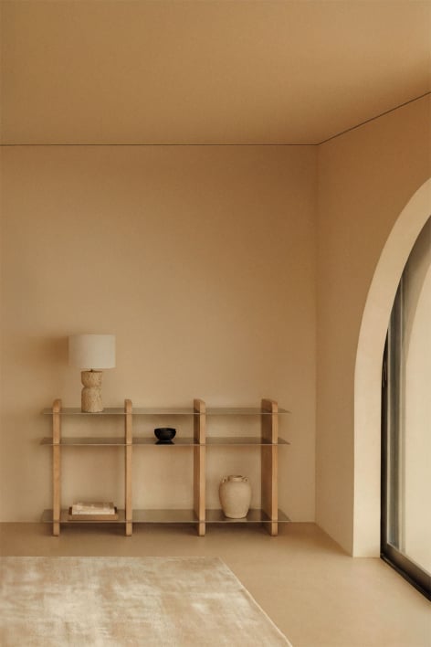 Tokyo boekenplank 150x40 cm van mangohout en staal